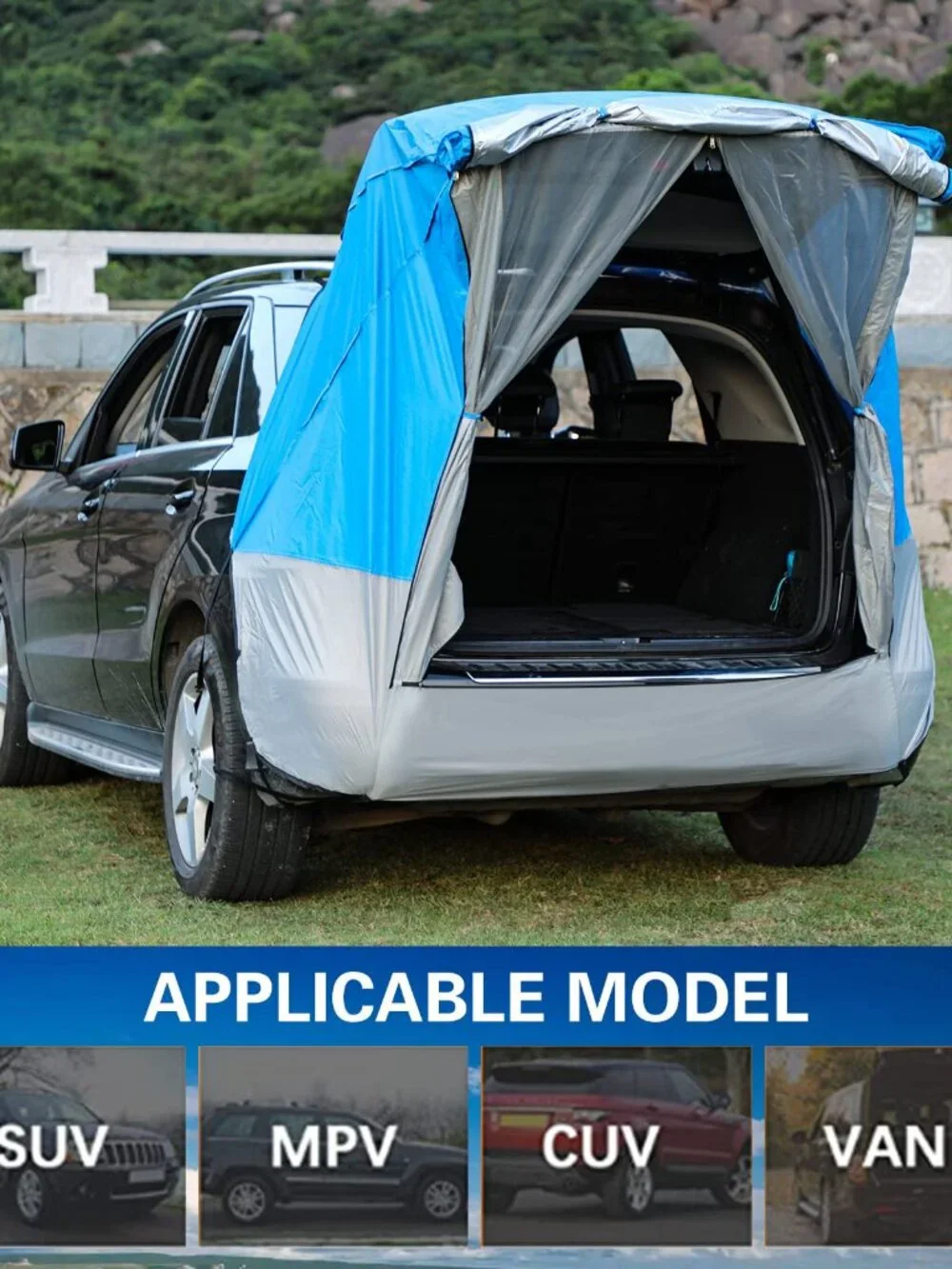 Waterproof SUV Tailgate Tent - Large Portable Shelter(1 Pack)